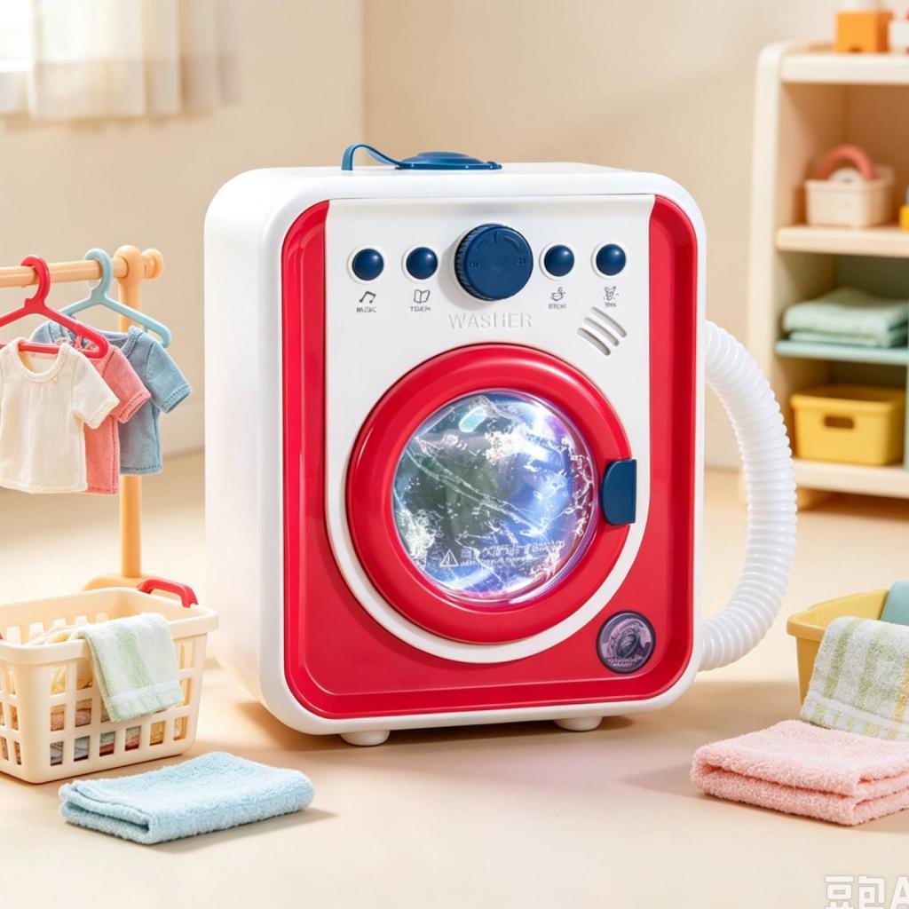 Kids Toys Store - Kinder-Mini-Simulationswaschmaschine, Spielzeugwaschmaschine für Kinder beiderlei Geschlechts