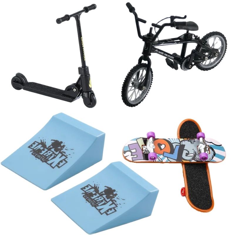 Kids Toys Scooter - Roller/Finger Skateboard/Freizeithosen/Rollschuhe/Fahrrad für Tech Deck Rampe
