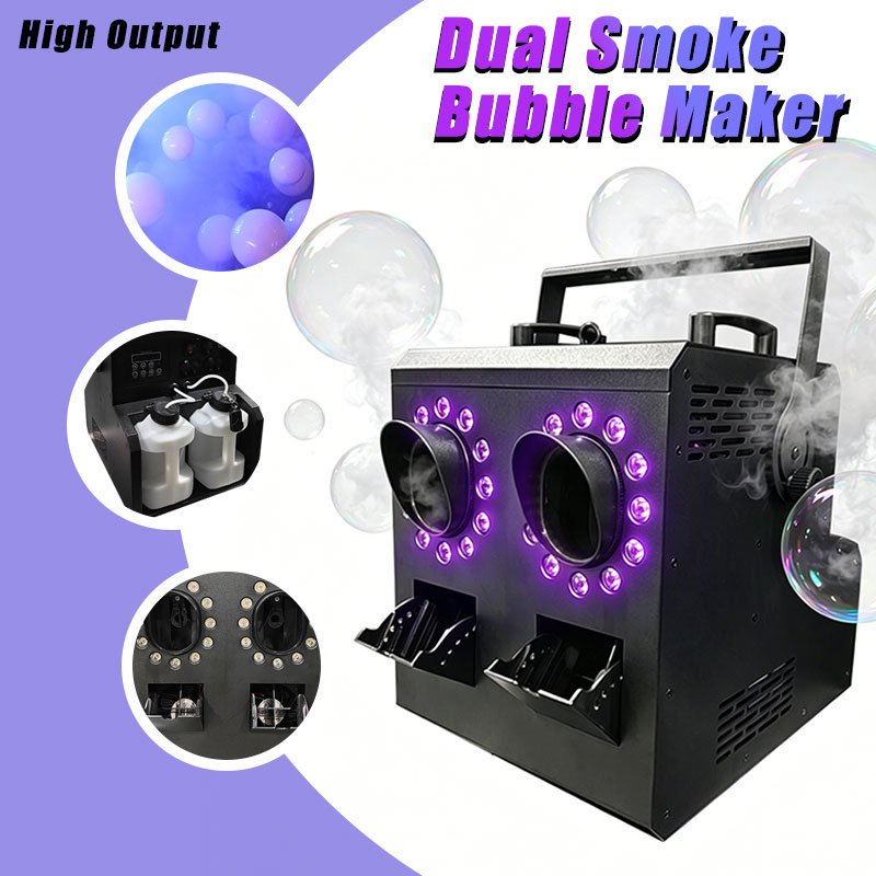 Bubble Machine Outdoor - LED DMX512 Fernbedienbare Elektrische 2000W Nebel-