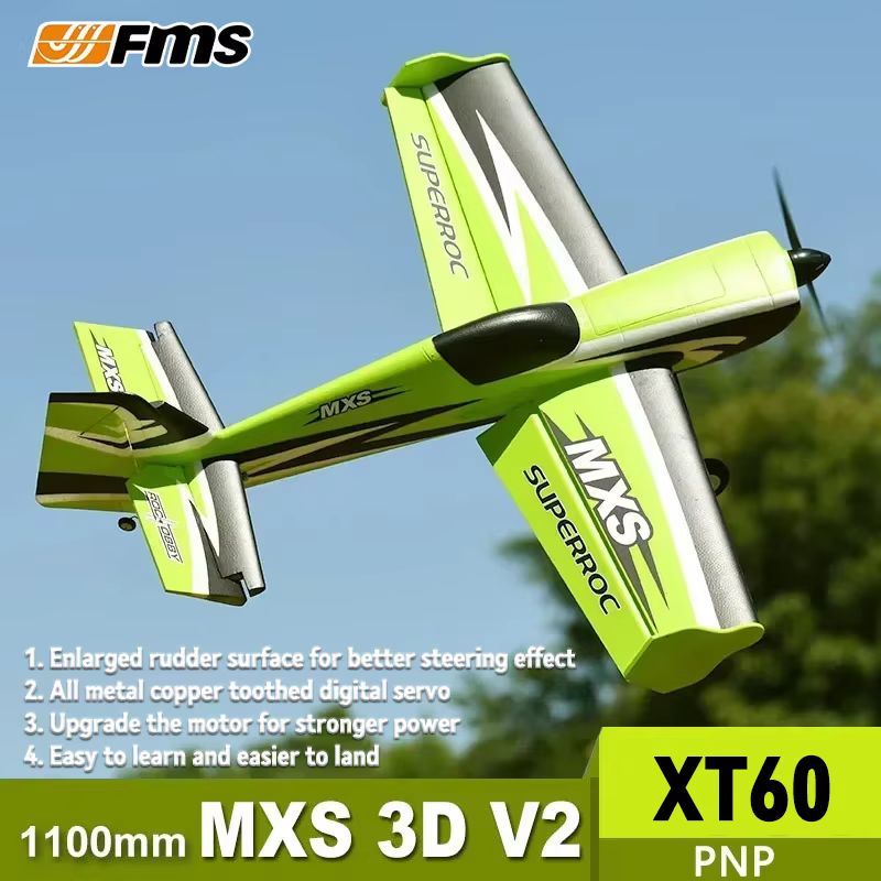 Bubble Machine Outdoor - FMS-Flugzeugmodell 1100 mm MXS V2, verbesserte