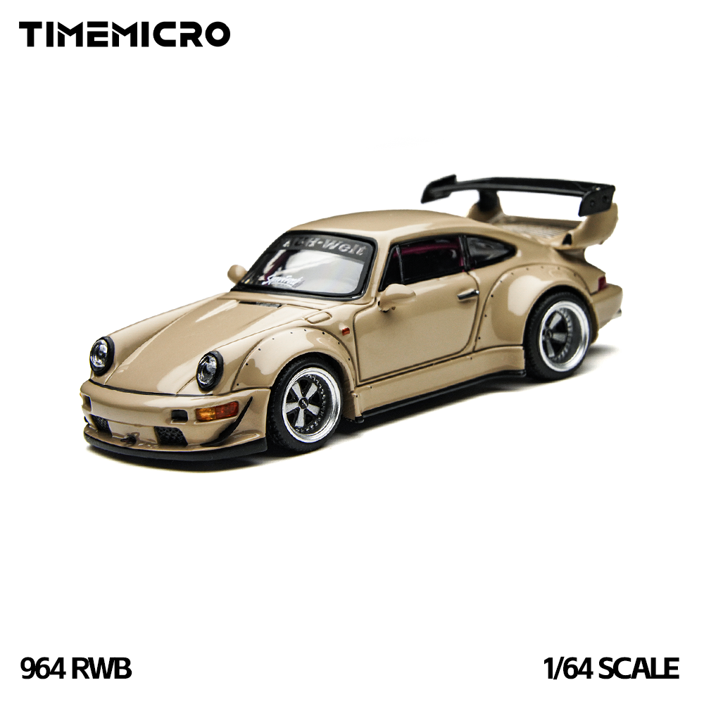 Kids Toys Kit - TimeMicro1:64 RWB 964 Beige Geschenkbox-Set Druckguss-Legierung