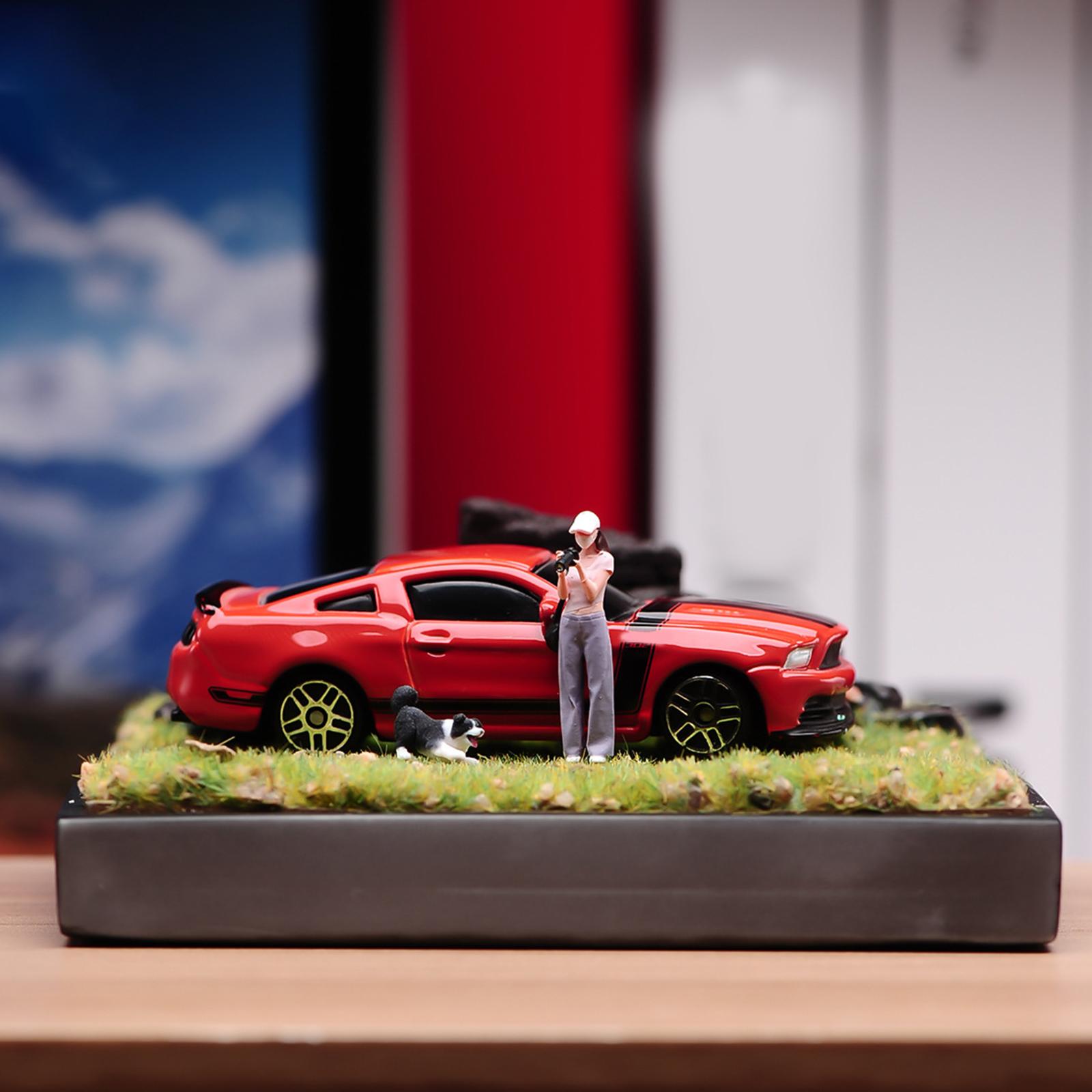 Kids Toys Store - Miniatur-Ruinen-Diorama, grüne Plattform, Modell im Maßstab