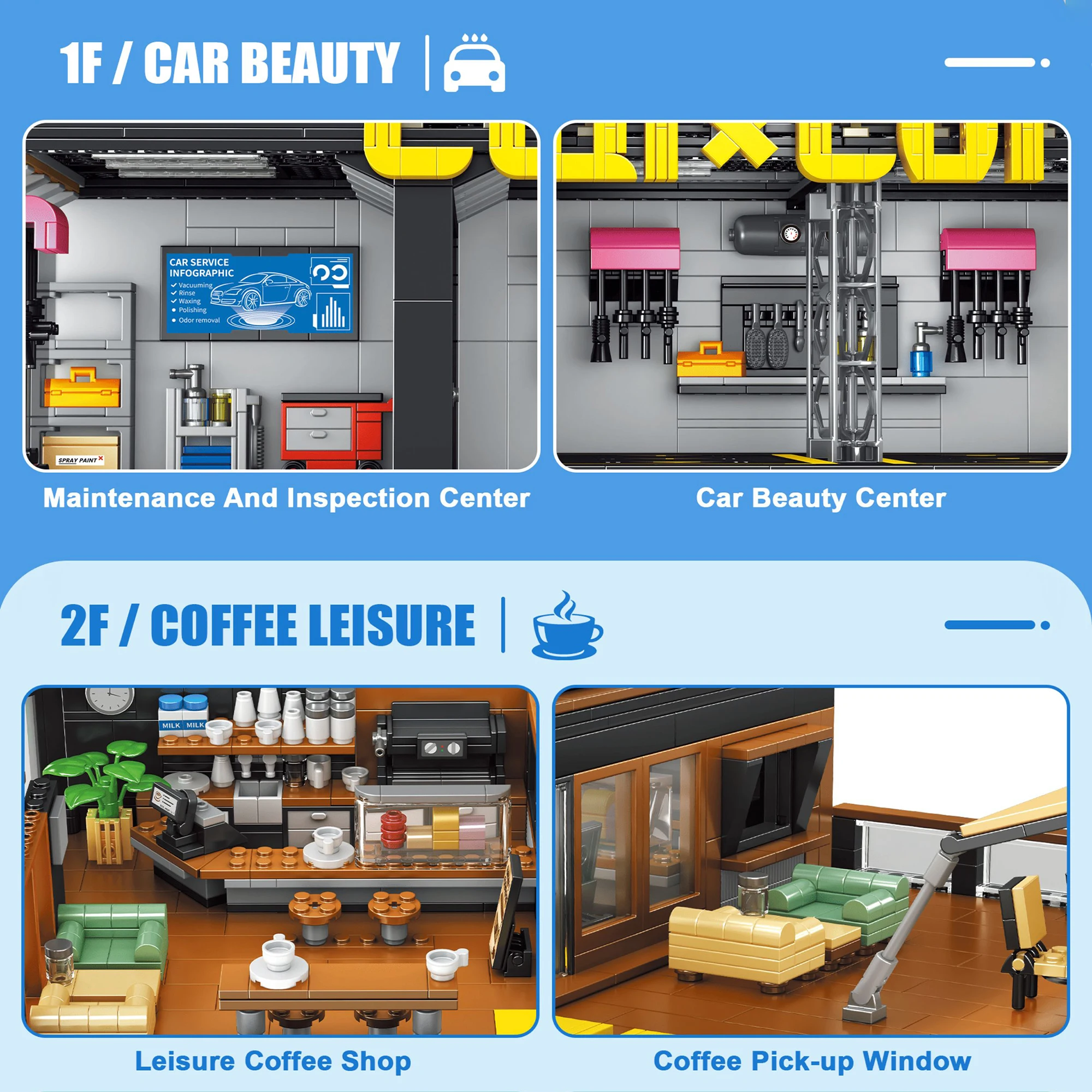 Kaffee Auto Reparatur Shop Kaf – Kids Toys Store Bewertung und Preis