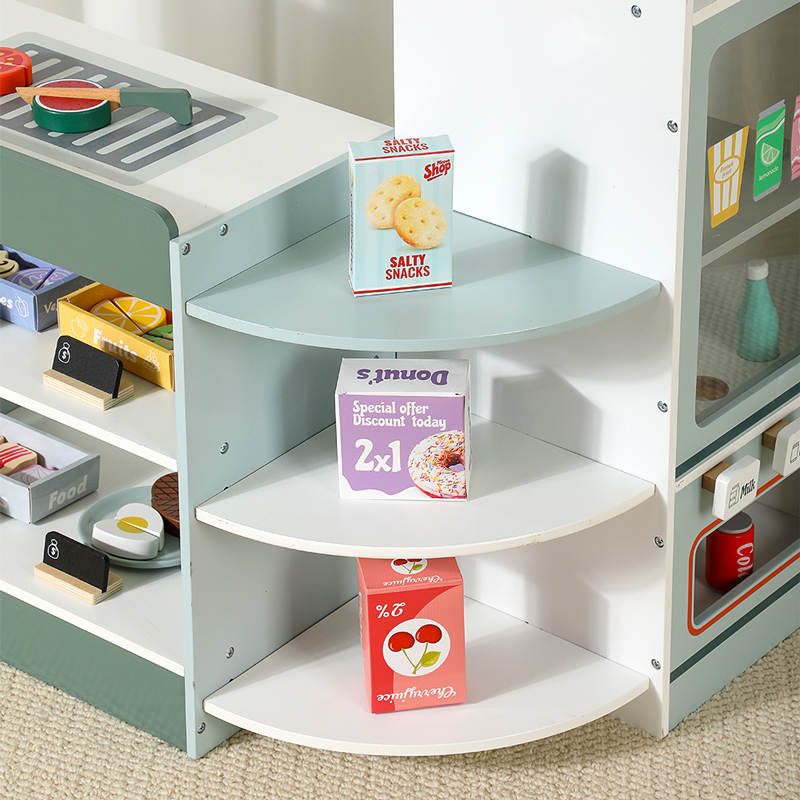 Kinder-Holz-Supermarkt-Spielse – Kids Toys Store Bewertung und Preis