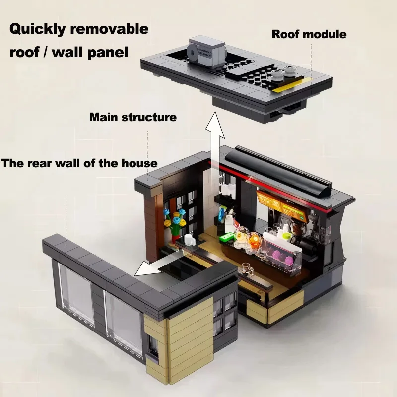 City 768-teiliges Kaffeehaus-M – Kids Toys Store Bewertung und Preis