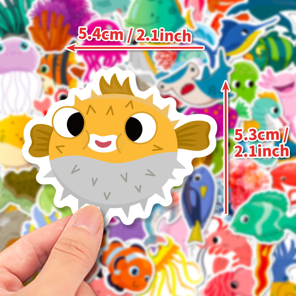 50 Stück Meereslebewesen-Aufkl – Kids Toys Store Bewertung und Preis