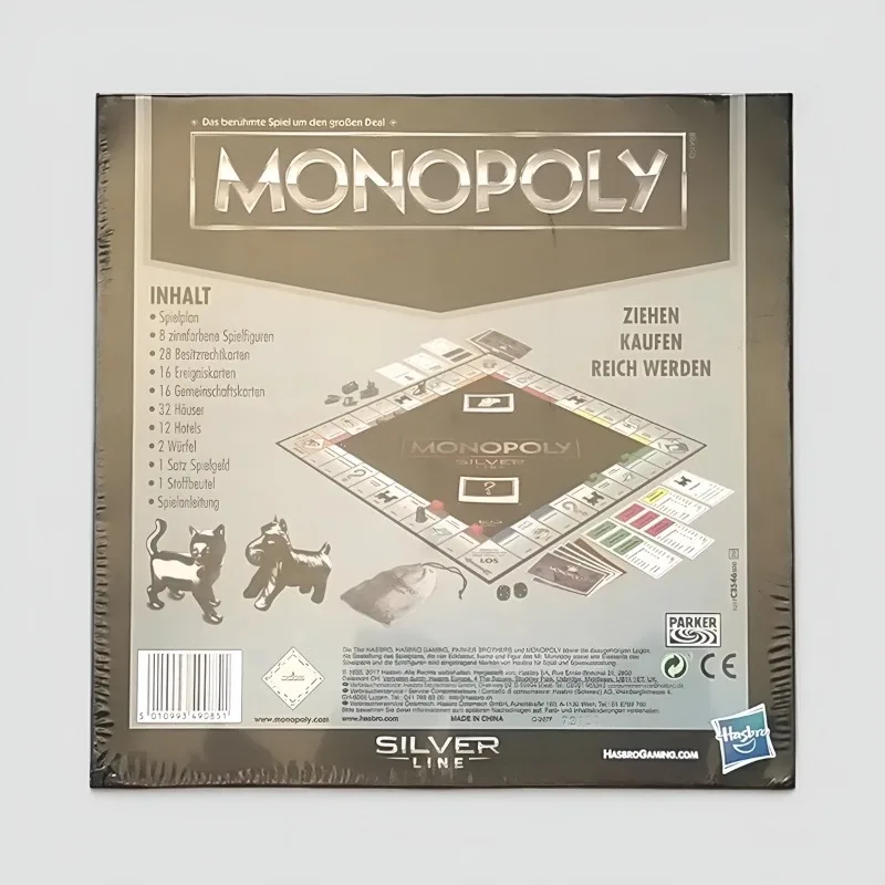Hasbro Monopoly-Figur, silbrig – Hasbro Game Monopoly Bewertung und Preis