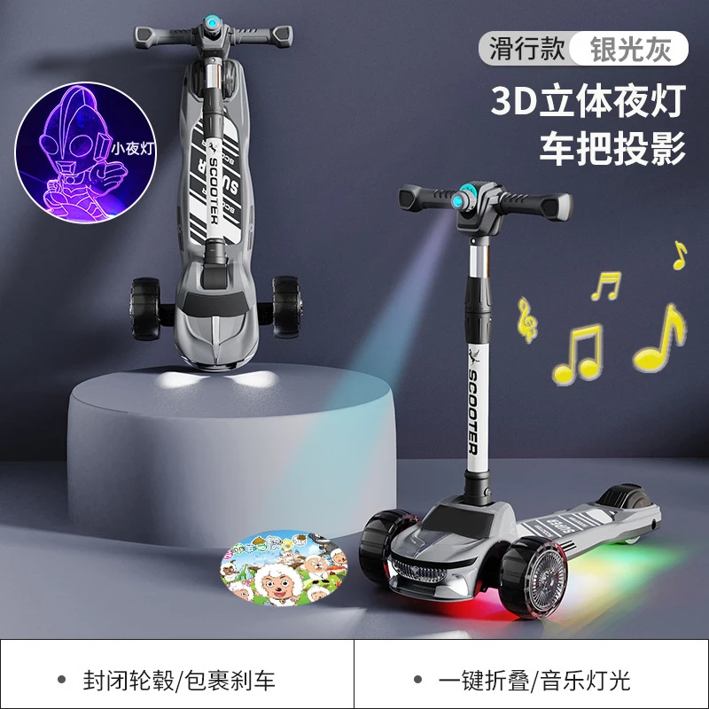 3-in-1 Kinderroller mit Sitz,  – Kids Toys Scooter Bewertung und Preis
